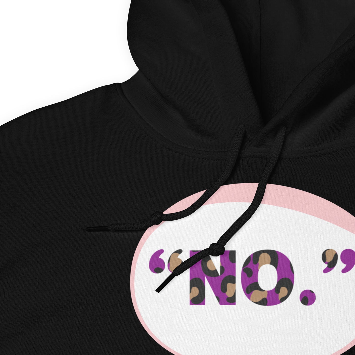 "NO.” Statement Bubble Hoodie