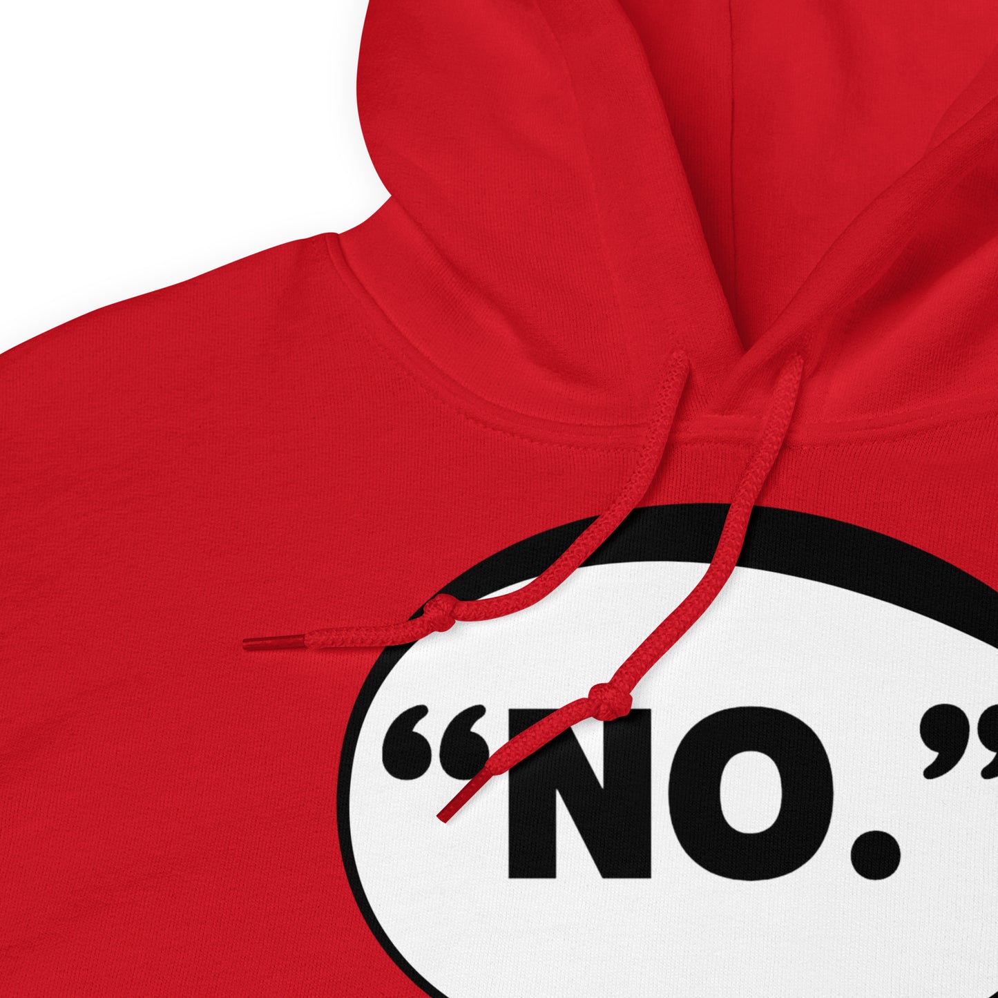"NO.” Statement Bubble Hoodie